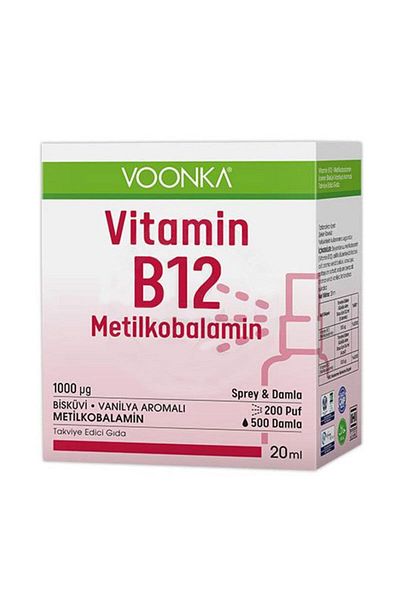 Voonka Vitamin B12 Methylcobalamin 20 ml