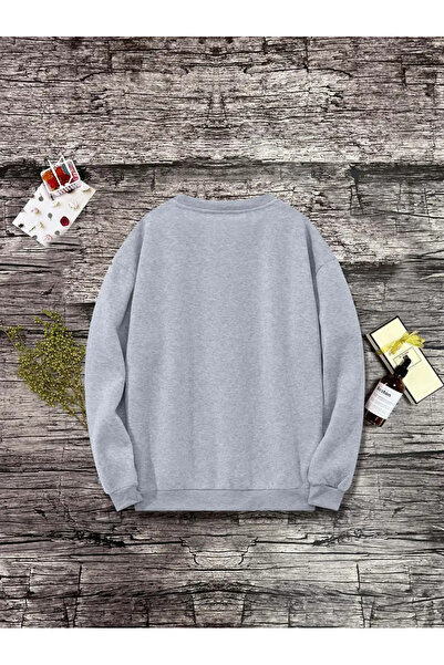 HOFFNUNG Printed Long Sleeve Comfortable Crew Neck Sweatshirt, Fall/Winter