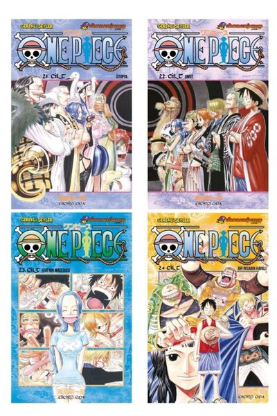 Gerekli Şeyler Yayıncılık One Piece Cilt 21/22/23/24 ( 4 Kitap Set )