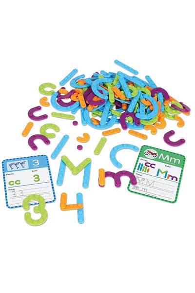 Learning Resources Set constructie - Litere si cifre