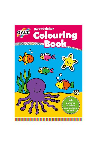 Galt Early Activities: First coloring book with stickers