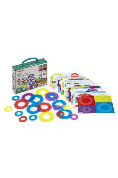 Miniland Mathematical Rings Game Transparent Pieces