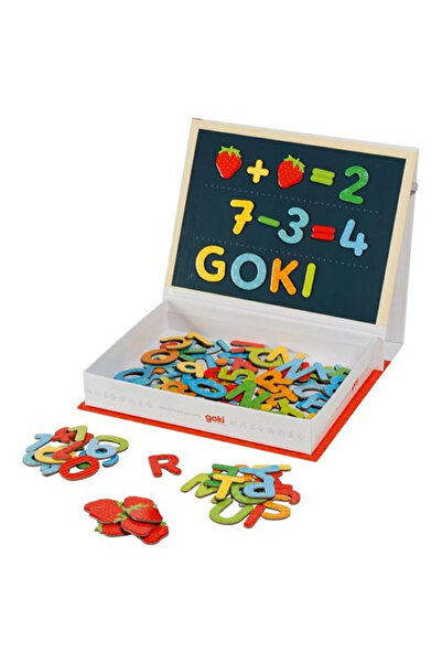 Goki Set piese magnetice cifre si litere - Prescolari