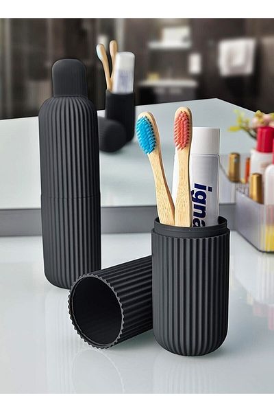 Boldy Travel Storage Container - Toothbrush Holder - Organizer Bath Box - Multi-Purpose Makeup Box 1 Piece