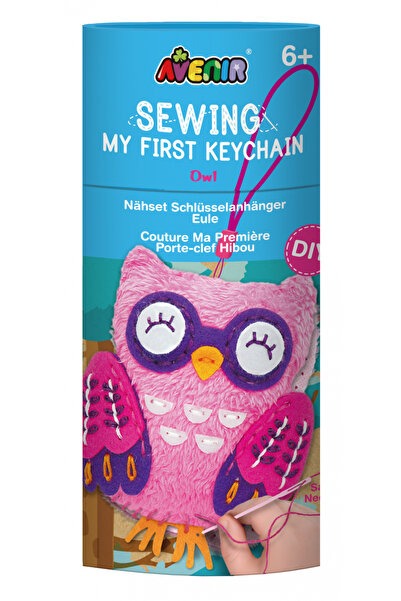 AVENİR Set de cusut Primul meu Breloc - Bufnita