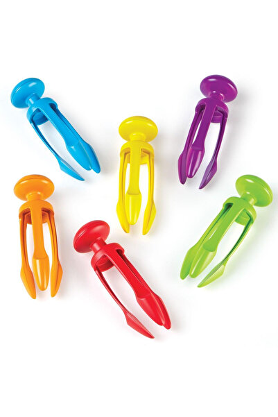 Learning Resources Set of 6 colored hooks