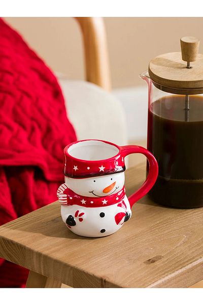 LC Waikiki Mixed Printed Christmas Themed Ceramic Mug 300 ml