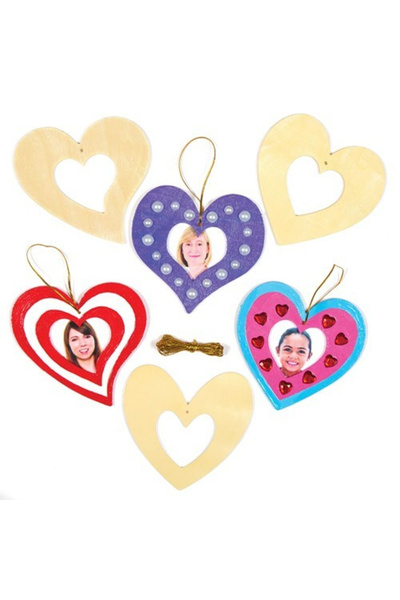 Baker Ross Κορνίζες φωτογραφιών με καρδιά -