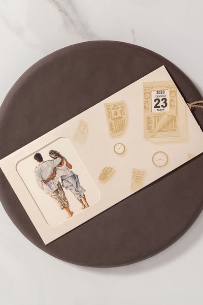 İKLİM DAVETİYE 50 Adet Düğün, Nişan, Nikah Davetiyesi, Baskı Hariçtir 1104611