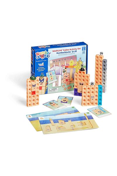 Hand2Mind Mathlinkcubes Numberblocks In Engleza Set De Activitati De La 21 - 30