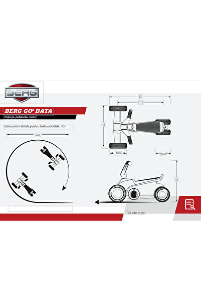 Berg Toys Kart BERG GO 2 SparX Rosu