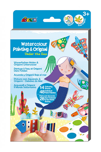 AVENİR Set creativ 2 in 1 - Pictura si Origami - Subacvatic