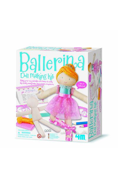 4M Creative set Make your own doll - Ballerina