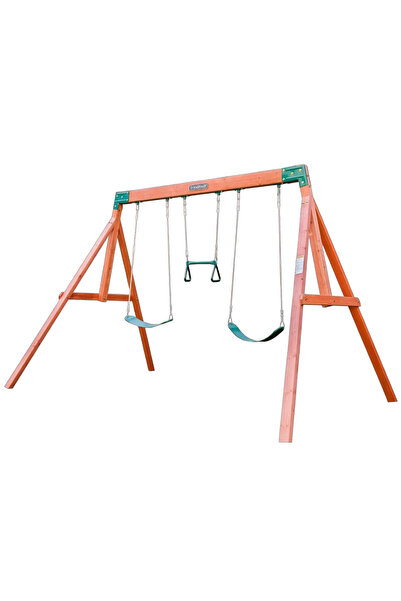 KIDKRAFT Dřevěná houpací sada se 3 houpačkami Aviator