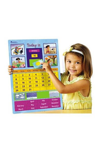 Learning Resources Calendar magnetic cu ghid de activitati