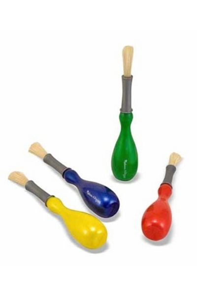 Melissa & Doug Σετ 4 pensule jumbo cu maner special Melissa and Doug