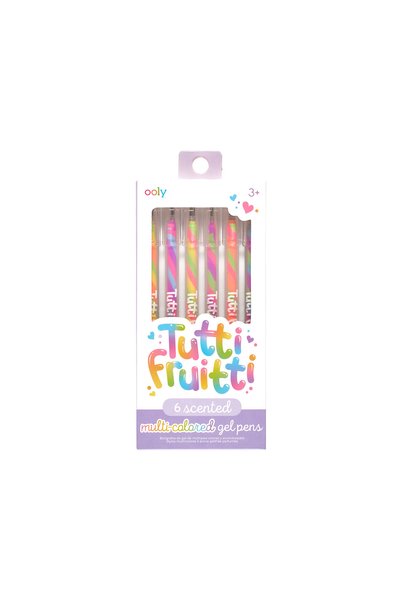 Ooly Pixuri cu gel colorate parfumate Tutti Fruitti - Set de 6