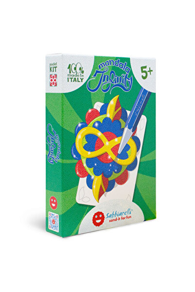 Sabbiarelli Kit creativ - Mandala Infinit, cu particule de marmura
