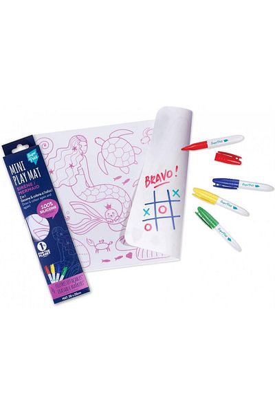 SUPERPETIT MINI Silicone Coloring Sheet - MERMAID
