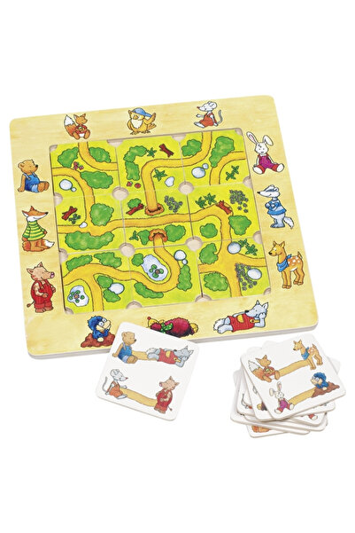 Goki Dřevěné puzzle s výzvami - Najdi cestu