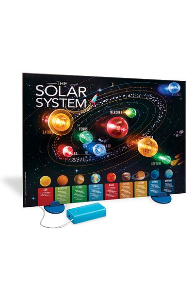 4M KidzLabs Solar System 3D Light Up Poster