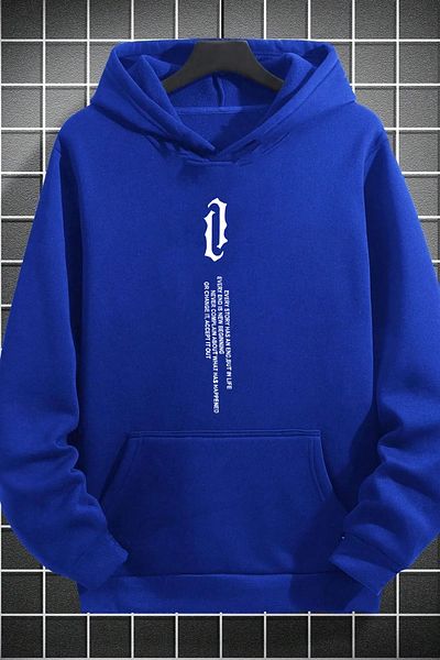 memowear Унисекс суичър с вертикален принт Story Sax