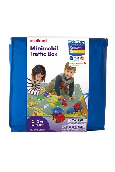 Miniland Play Mat and Box for Traffic Toys