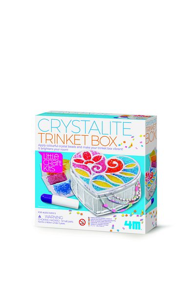 4M Mini set creativ - Cutiuta cu margele, LittleCraft