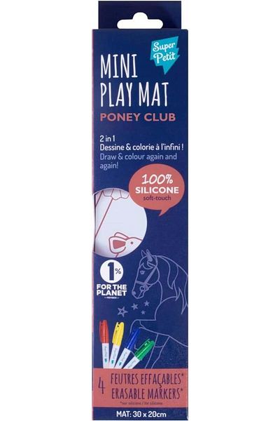 SUPERPETIT MINI Plansa de colorat din silicon - PONEI