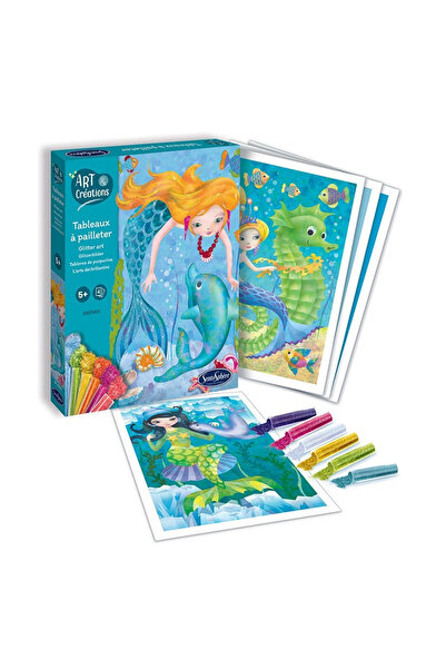 Sentosphere Malování mořské panny s třpytkami