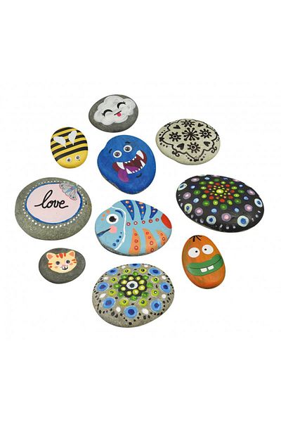 Buki France France Painting on Stone - Educational and Interactive Game for Children