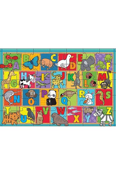 Melissa & Doug Moje první eko podlahové puzzle Zvířecí abeceda