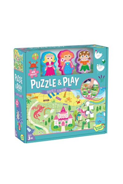Peaceable Kingdom Joc 2 in 1 Puzzle and play: Taramul basmelor