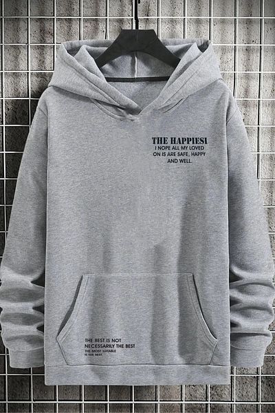 ciwi&life Unisex The Happies Printed Grey φούτερ