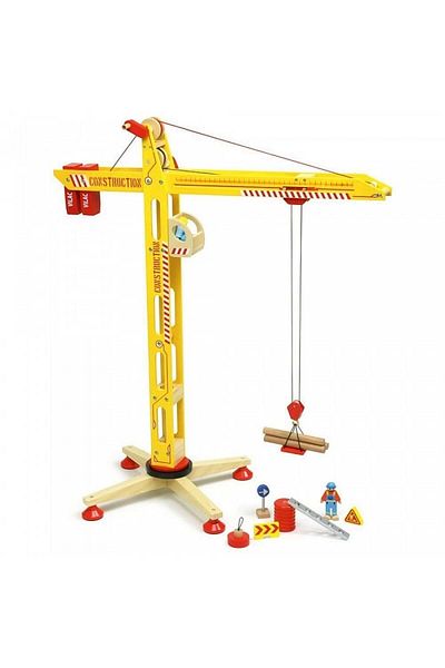 Vilac Wooden crane 80 cm high - Set for children