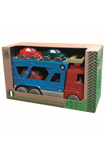 Androni Giocattoli Car Transporter Truck Set With Four Cars