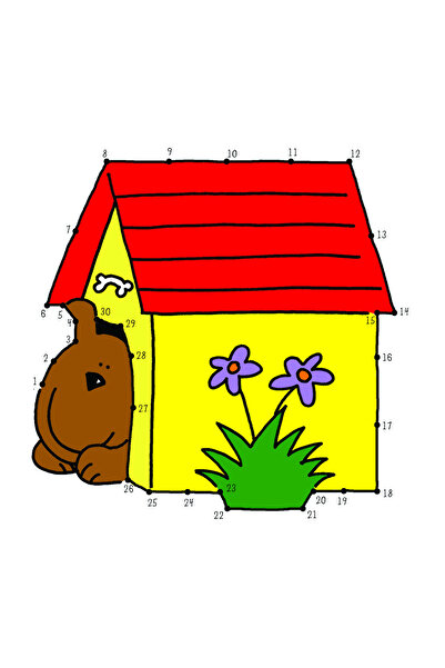 Galt Barevná karta Dot to Dot