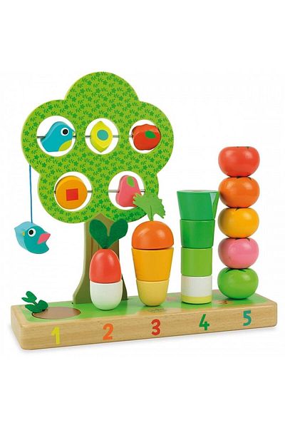 Vilac Invat sa numar legumele - Joc Educativ si interactiv pentru copii
