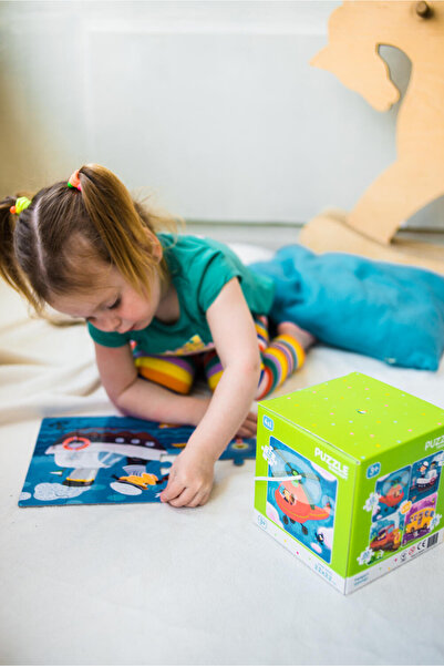 Dodo Puzzle 4 v 1 – Vozidlo (12, 16, 20, 24 dílků)