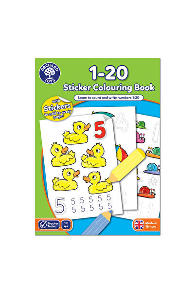 Orchard Toys Carte de colorat cu activitati in limba engleza si abtibilduri 1...