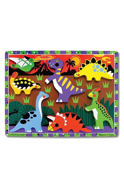 Melissa & Doug Dřevěné puzzle Melissa a Doug s dinosaury