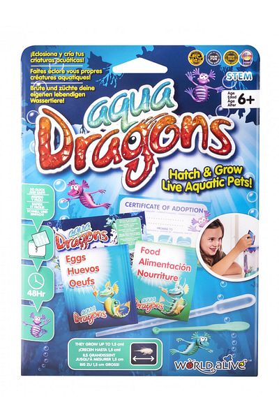 Aqua Dragons STEM educational set - AQUA DRAGONS® Underwater world - refill/starter kit
