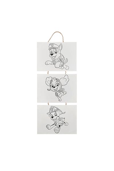 WinsHolland Set creativ 3 mini canvas, pe sfoara Paw Patrol