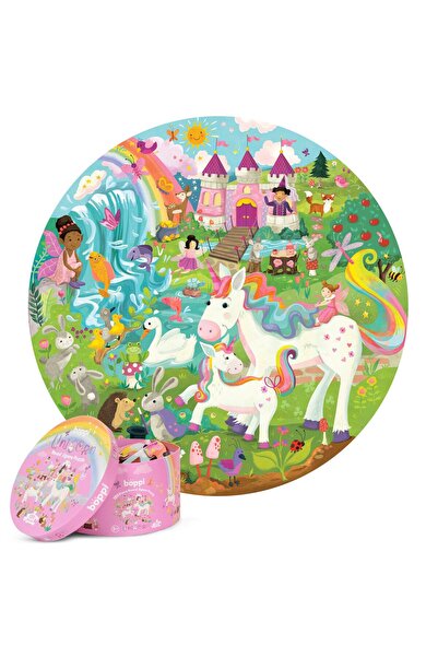 boppi Puzzle rotund, 150 piese, - Unicorn
