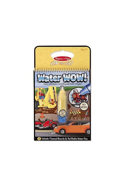 Melissa & Doug Μαγικό Νερό Βιβλίο Χρωματισμού Οχήματα Η Μελίσα και ο Νταγκ