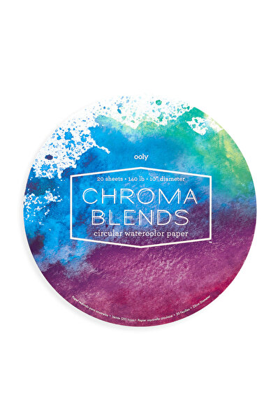 Ooly Caiet de schițe circular pentru acuarelă Chroma Blends