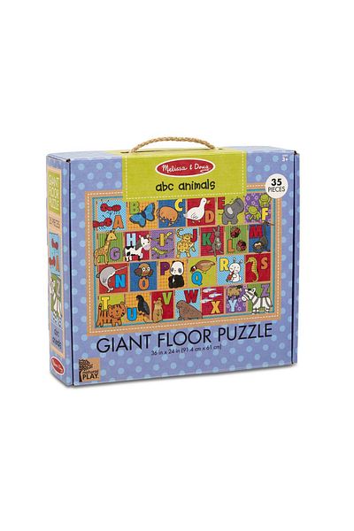 Melissa & Doug Moje první eko podlahové puzzle Zvířecí abeceda