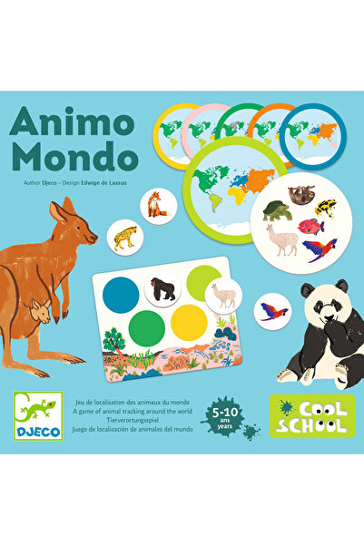 djeco Loto Animo Mondo, - Joc Educativ Si Interactiv Pentru Copii