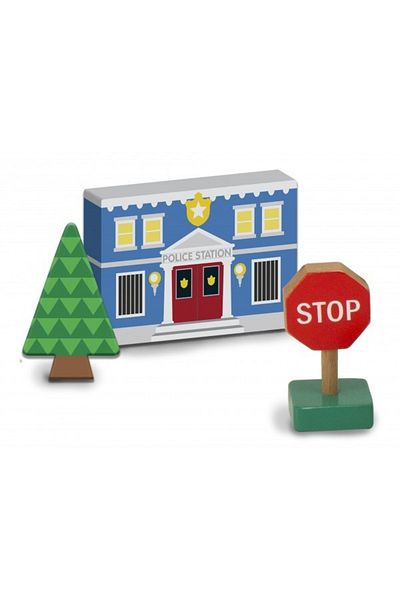 Melissa & Doug Figurine din lemn Orasul meu