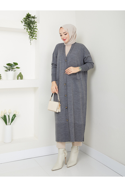 MODAMÜNASİP Wonderful Soft Lightweight Bat Sleeve Knitwear Cardigan